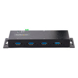 StarTech.com 4-Port Industrial USB 3.0 5Gbps Hub, Rugged USB Hub with