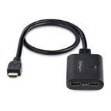StarTech.com 2-Port HDMI Splitter, 4K 60Hz HDMI 2.0 Video, 4K HDMI Spl