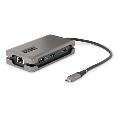 StarTech.com USB-C Multiport Adapter - 4K 60Hz HDMI/DP - 3-Port USB Hu