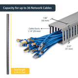 StarTech.com 2x2in Open Slot Wiring Cable Raceway Duct with Cover - Op