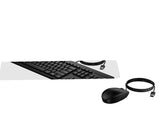Ensemble clavier et souris filaires HP 225 - Noir