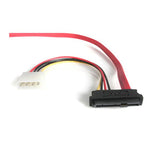 StarTech.com 18in SAS 29 Pin to SATA Cable with LP4 Power - 18in SAS 2