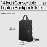 Sac à dos convertible pour ordinateur portable HP 14 pouces
