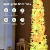 9ft Christmas Tree with Colourful DIY Synchronized LEDs