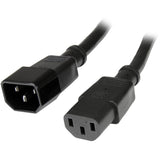 StarTech.com 10 ft 14 AWG Computer Power Cord - NEMA5-15P to C13 - Pow
