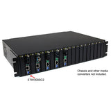 StarTech.com Gigabit Ethernet Multi Mode Fiber Media Converter SC 550m