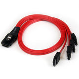 StarTech.com SAS8087S4R50 50cm SFF-8087 to 4X SATA, Internal Mini SAS