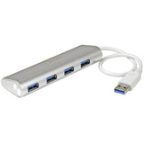 StarTech.com Hub USB 3.0 à 4 ports – Câble intégré – Compact – SuperSpeed