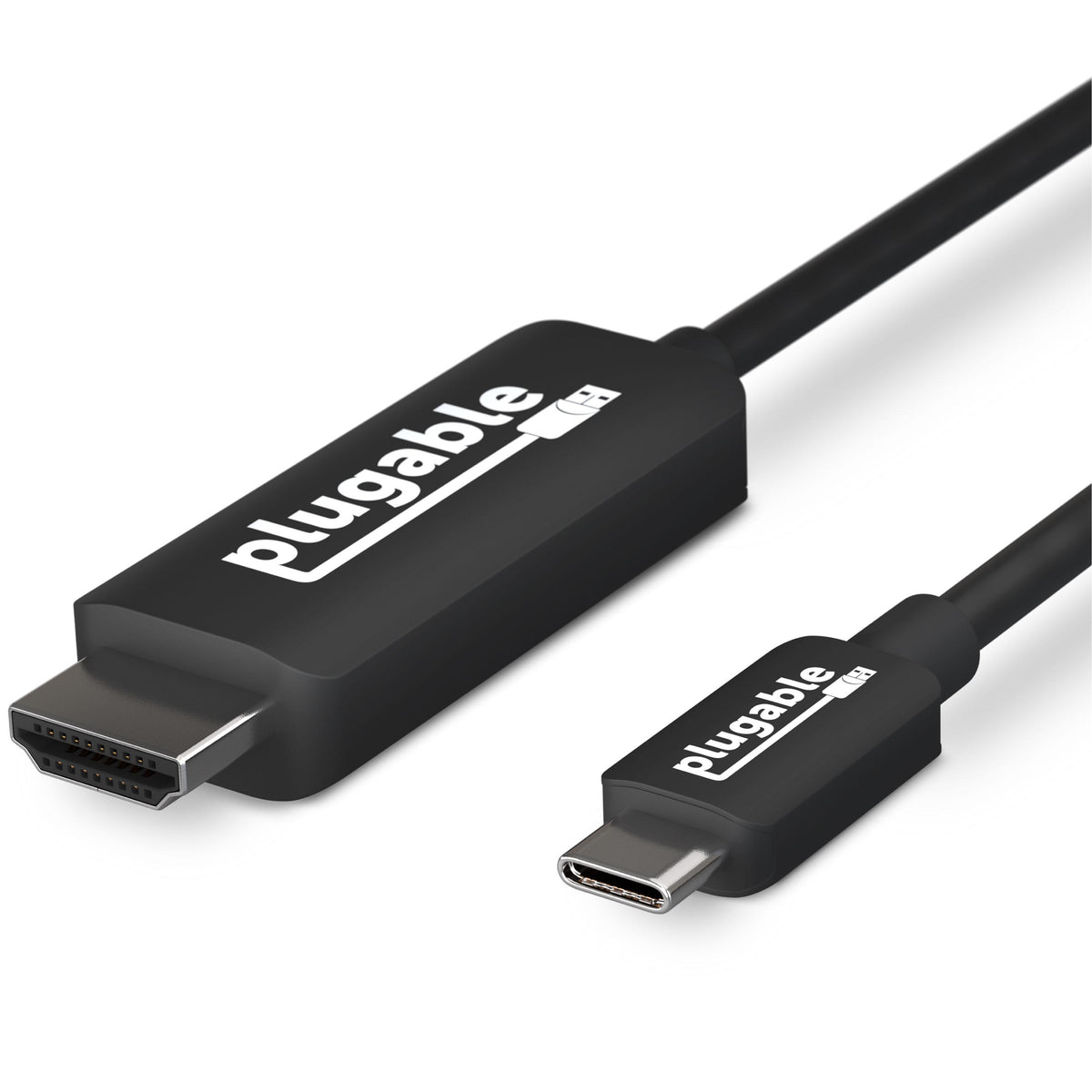 Câble USB-C vers HDMI Plugable Technologies 1,8 m (6 pi), HDMI 2.0, USB4 /