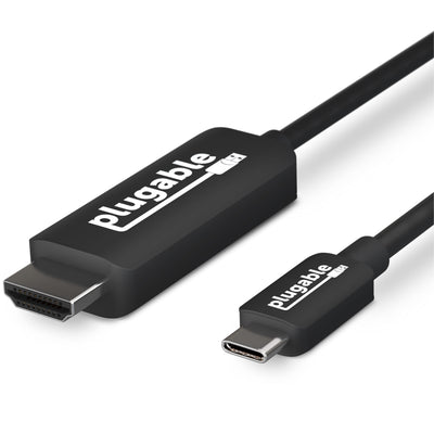 Plugable Technologies USB C to HDMI Cable 6ft / 1.8m, HDMI 2.0, USB4 /