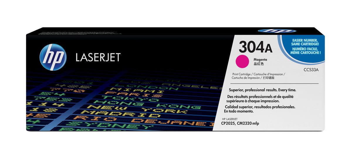 CARTOUCHE DE TONER MAGENTA POUR LASERJET COULEUR SÉRIE CP2025 CM2320