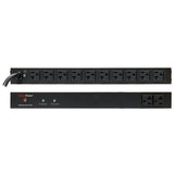 RACKBAR RM 12OUT NEMA 5-20R CORDON D'ALIMENTATION DE 4,57 M