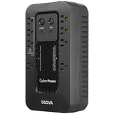EC550G 550VA Compact 120V 5-15P Veille 8 PRISES 5-15R Cordon 1,5 m RJ11