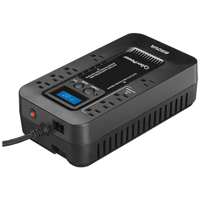 EC650LCD 650VA Compact 120V 5-15P Standby 8OUT 5-15R 5FT Cord