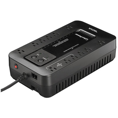 EC750G 750VA Compact 120V 5-15P Standby 12OUT 5-15R 5FT Cord RJ11