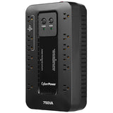 EC750G 750VA Compact 120V 5-15P Standby 12OUT 5-15R 5FT Cord RJ11