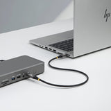 CÂBLE USB4 1,5 PI NOIR CERTIFIÉ USB-IF 8K120/DP2.1/240W/80GBPS