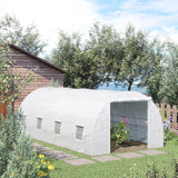 20x10x7ft Heavy Duty Tunnel Walk-in Greenhouse Outdoor Backyard Seed Plant Vegetables Grow Warm House