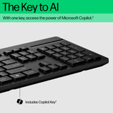 Ensemble clavier et souris filaires HP 225 - Noir