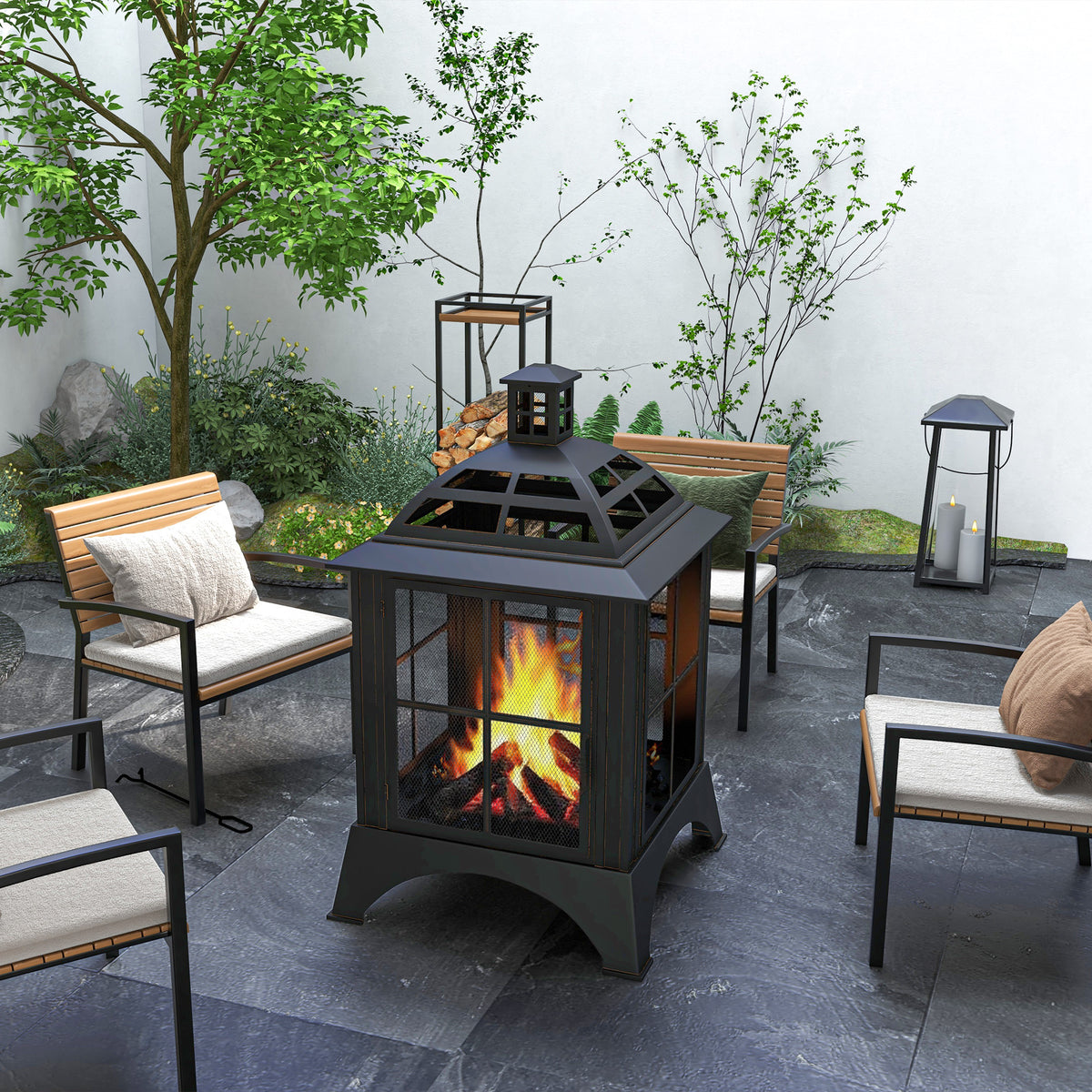 Wood-Burning Fire Pit, 28