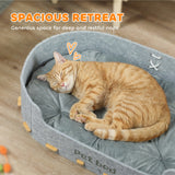 Dog Bed, Felt Cat Couch Sofa for Small Medium Dogs