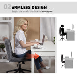 Criss Cross Chair with Wheels, Adjustable Height