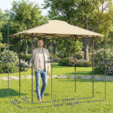 5 x 8.5 ft Pop Up Grill Gazebo with 2 Shelves, UPF 50+ Outdoor Instant Canopy Portable Shelter with Carry Bag