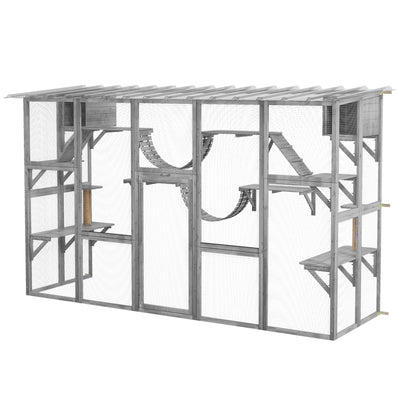 Large Outdoor Catio with Condos