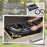 Dog Bike Trailer for Small & Medium Dogs up to 44 lbs