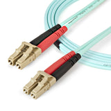 StarTech.com 1m (3ft) LC to LC (UPC) OM4 Multimode Fiber Optic Cable