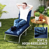 Patio Lounge Chair Cushion, 74.8