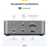 StarTech.com Thunderbolt 5 Universal Docking Station, Multi-Display Hu