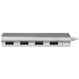 StarTech.com Hub USB 3.0 à 4 ports – Câble intégré – Compact – SuperSpeed
