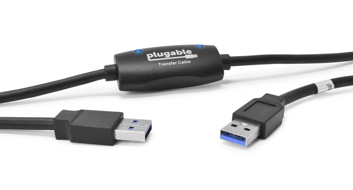 Plugable Technologies USB 3.0 Transfer Cable, Unlimited Use, Transfer