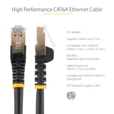 StarTech.com 25ft CAT6a Ethernet Cable - 10 Gigabit Shielded Snagless