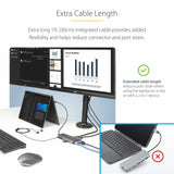 Adaptateur multiprise StarTech.com USB-C triple moniteur, Dual 4K 60Hz + 4K