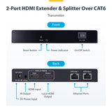StarTech.com Répartiteur extenseur HDMI, 4K 60Hz sur CAT6, 230 pi