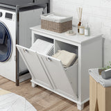 Tilt-Out Laundry Storage Cabinet
