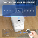10000 BTU Portable Air Conditioner with Fan & Dehumidifier Mode, 24-Hour Timer