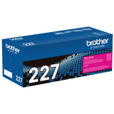 Brother Genuine TN227M High Yield Magenta Toner Cartridge