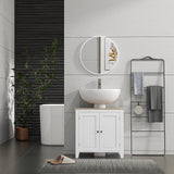Bathroom Sink Vanity Unit, Under Sink Bathroom Cabinet with U-Shape Design and Adjustable Shelf