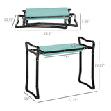 Garden Kneeler and Seat Stool, Folding Gardening Stool Kneeling Chair with Thicken Pad and Handles