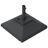 Square Umbrella Base with Wheels, 99 lbs Water or 132 lbs Sand Filled, with Double Adjustable Knob