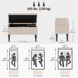 Banc de rangement moderne