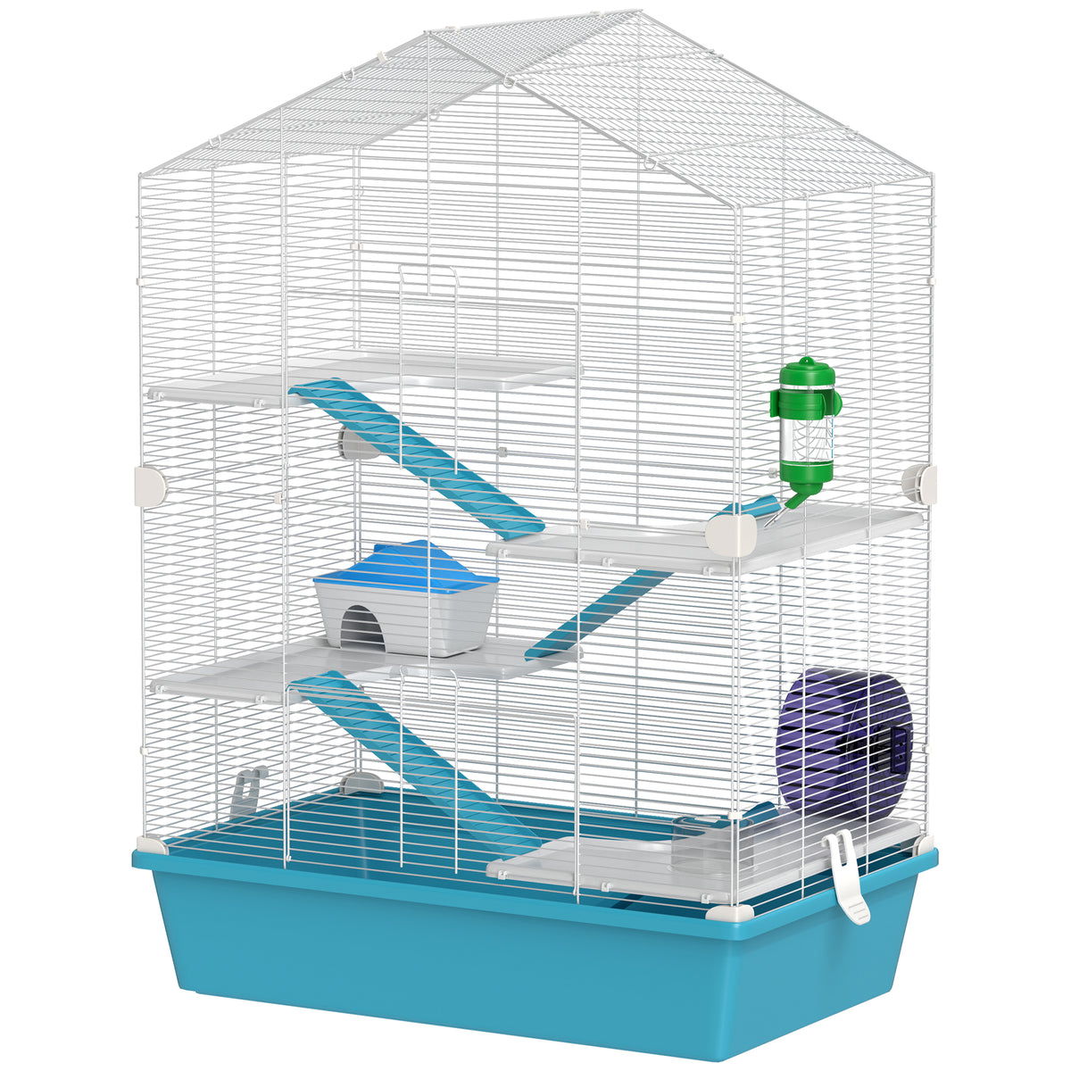 Large Hamster Cage, 5-Tier Small Animal House and Habitats for Gerbil Mice