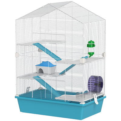 Large Hamster Cage, 5-Tier Small Animal House and Habitats for Gerbil Mice