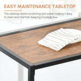Ensemble Table et Chaises de Salle à Manger, Style Industriel, pour 2 Personnes, pour Petits Espaces