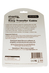 Câble de transfert USB Plugable Technologies, utilisation illimitée, transfert de données