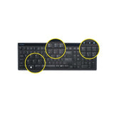 Clavier mince de type standard