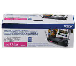 Brother TN-336M Magenta Toner Cartridge - High Yield
